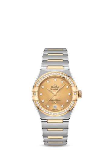 Omega Constellation Manhattan 29 Co-Axial Master Chronometer Stainless Steel / Yellow Gold / Champagne Diamond / Diamond